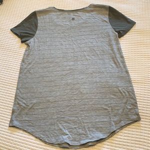 Lululemon Olive and Gray love crew tshirt